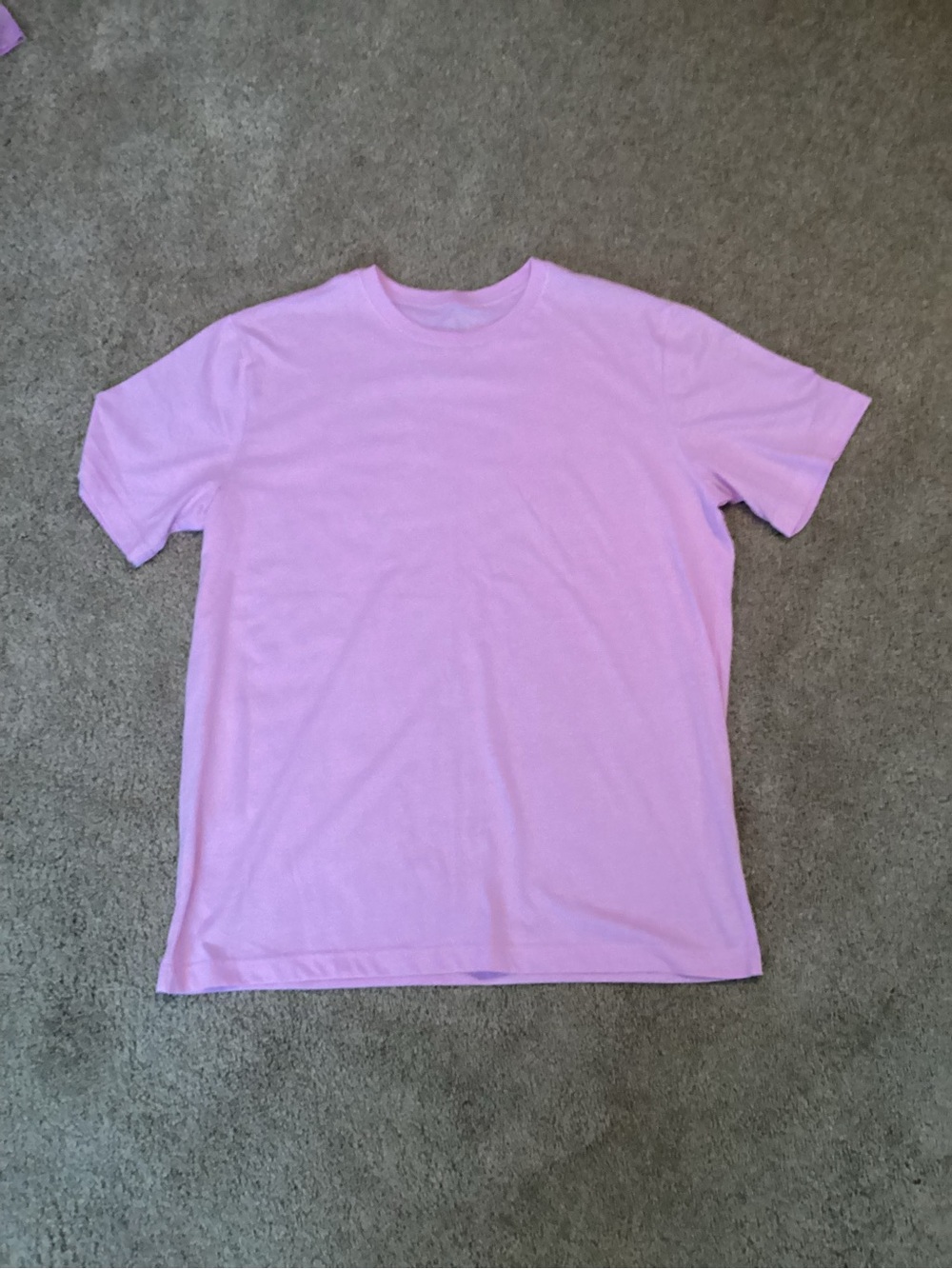 George Men's Short Sleeve Crewneck T-Shirt in Light Pink